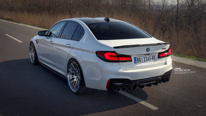 Lowered BMW M5 F90 with 21-inch LOMA Forged GTC Competition rims