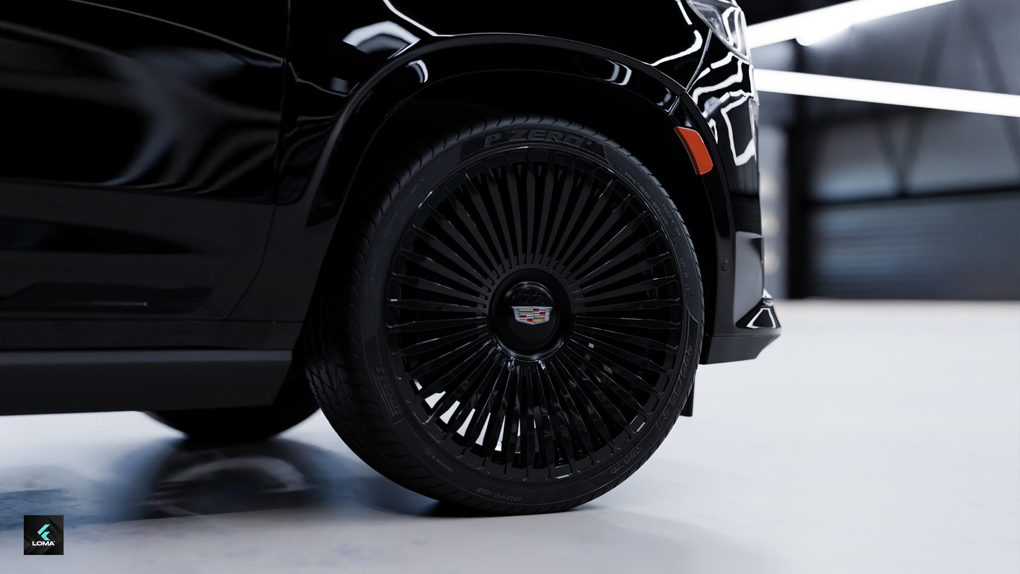 Cadillac Escalade 24" Rims (2021 —) | LOMA Forged Specter Wheels.