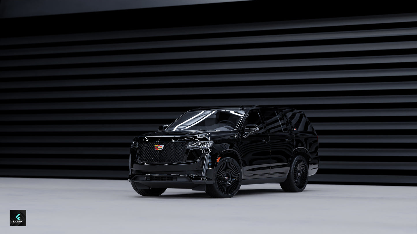 Cadillac Escalade on sleek and distinctive LOMA Forged rims