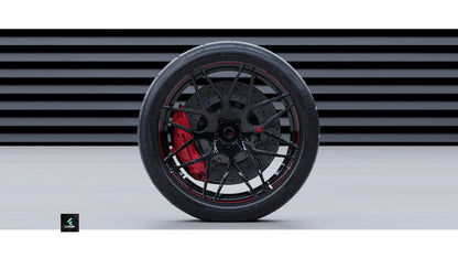 LF-82 Forged Wheels by LOMA: 19″-24″ Sizes in 1/2/3-Piece Options.