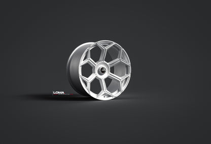 LF-62R Forged Wheels by LOMA: 19″-24″ Sizes in 1/2/3-Piece Options.