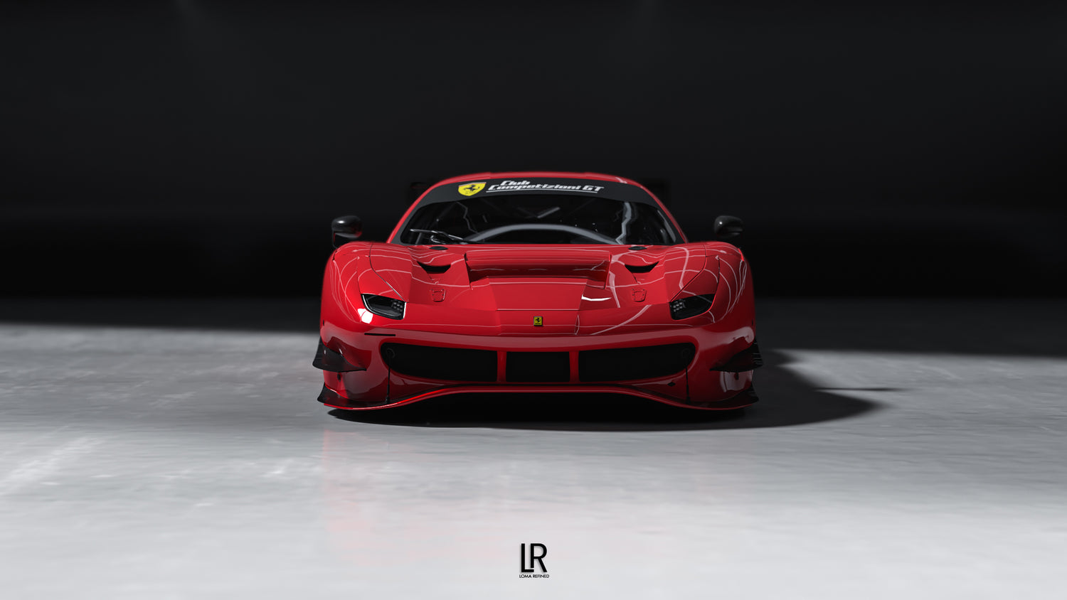 LOMA-Refined-Ferrari-488-GT-Modificata-front-view-wallpaper.